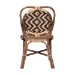 bali & pari Mariano Natural Rattan Dining Chair - Mariano-Light Brown Rattan-DC