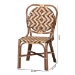 bali & pari Mariano Natural Rattan Dining Chair - Mariano-Light Brown Rattan-DC