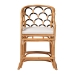 bali & pari Veneto Natural Rattan Counter Stool with Scalloped Back - Veneto-Light Honey Rattan/Dark Brown Contrast-CS