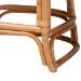 bali & pari Veneto Natural Rattan Counter Stool with Scalloped Back - Veneto-Light Honey Rattan/Dark Brown Contrast-CS