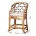 bali & pari Veneto Natural Rattan Counter Stool with Scalloped Back - Veneto-Light Honey Rattan/Dark Brown Contrast-CS
