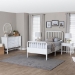 Baxton Studio Lucera 4-Piece Bedroom Set, Twin, White - MG0110-8-White-Twin 4PC Bedroom Set