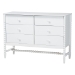 Baxton Studio Lucera 5-Piece Bedroom Set, Twin, White - MG0110-8-White-Twin 5PC Bedroom Set