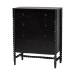 Baxton Studio Lucera 5-Piece Bedroom Set, Twin, Black - MG0110-8-Black-Twin 5PC Bedroom Set