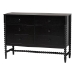 Baxton Studio Lucera 5-Piece Bedroom Set, Twin, Black - MG0110-8-Black-Twin 5PC Bedroom Set