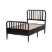 Baxton Studio Lucera 6-Drawer Platform Bed with Bobbin Frame, Twin, Black - MG0110-8-Black-Twin