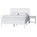 Baxton Studio Lucera 3-Piece Bedroom Set, Full, White