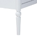 Baxton Studio Lucera 4-Piece Bedroom Set, Full, White - MG0110-8-White-Full 4PC Bedroom Set