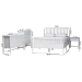 Baxton Studio Lucera 5-Piece Bedroom Set, Full, White - MG0110-8-White-Full 5PC Bedroom Set