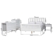 Baxton Studio Lucera 5-Piece Bedroom Set, Full, White - MG0110-8-White-Full 5PC Bedroom Set