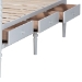 Baxton Studio Lucera 6-Drawer Platform Bed with Bobbin Frame, Queen, White - MG0110-8-White-Queen