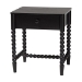 Baxton Studio Lucera 5-Piece Bedroom Set, Full, Black - MG0110-8-Black-Full 5PC Bedroom Set