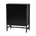 Baxton Studio Lucera 5-Piece Bedroom Set, Full, Black - MG0110-8-Black-Full 5PC Bedroom Set
