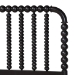 Baxton Studio Lucera 6-Drawer Platform Bed with Bobbin Frame, Full, Black - MG0110-8-Black-Full