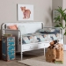 Baxton Studio Lucera 3-Drawer Daybed with Bobbin Frame, Twin, White - MG0110-7-White-Daybed-Twin