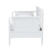 Baxton Studio Lucera 3-Drawer Daybed with Bobbin Frame, Twin, White - MG0110-7-White-Daybed-Twin