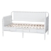 Baxton Studio Lucera 3-Drawer Daybed with Bobbin Frame, Twin, White - MG0110-7-White-Daybed-Twin