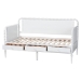 Baxton Studio Lucera 3-Drawer Daybed with Bobbin Frame, Twin, White - MG0110-7-White-Daybed-Twin