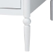 Baxton Studio Lucera 3-Drawer Daybed with Bobbin Frame, Twin, White - MG0110-7-White-Daybed-Twin