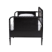 Baxton Studio Lucera 3-Drawer Daybed with Bobbin Frame, Twin, Black - MG0110-7-Black-Daybed-Twin