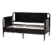 Baxton Studio Lucera 3-Drawer Daybed with Bobbin Frame, Twin, Black - MG0110-7-Black-Daybed-Twin
