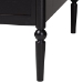 Baxton Studio Lucera 3-Drawer Daybed with Bobbin Frame, Twin, Black - MG0110-7-Black-Daybed-Twin