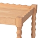 Baxton Studio Seamus 3-Tier Book Cart with Bobbin Frame, Beech Brown - MG0264-3-Beech-Book Cart