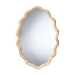 bali & pari Rasida Scalloped Natural Rattan Wall Mirror, Oval