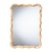 bali & pari Rasida Scalloped Natural Rattan Wall Mirror, Rectangle