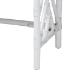 bali & pari Lindie Natural Rattan Writing Desk with Two Drawers, White - Lindie-White-Desk