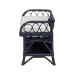 bali & pari Leryn Natural Rattan Bench with Shelf, Navy Blue - WS20-Rattan Navy-Bench