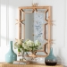 bali & pari Jasani Geometric Natural Rattan Frame Wall Mirror - WS267-Natural Rattan-Boxed-Mirror