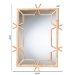 bali & pari Jasani Geometric Natural Rattan Frame Wall Mirror - WS267-Natural Rattan-Boxed-Mirror