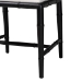 bali & pari Boone Dining Chair with Chinoiserie Design, Black - MD-39975-Boone-Black-DC