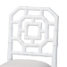 bali & pari Boone Counter Stool with Chinoiserie Design, White - MD-39975-Boone-White-CS