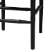 bali & pari Boone Counter Stool with Chinoiserie Design, Black - MD-39975-Boone-Black-CS