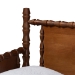 Baxton Studio Danette Bobbin Wood Daybed, Twin - MG0260-1-Walnut-Daybed-Twin