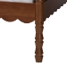 Baxton Studio Danette Bobbin Wood Daybed, Twin - MG0260-1-Walnut-Daybed-Twin