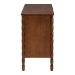 Baxton Studio Danette Bobbin Wood 6-Drawer Dresser - MG9021-Walnut-6DW-Dresser