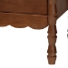 Baxton Studio Danette Bobbin Wood 6-Drawer Dresser - MG9021-Walnut-6DW-Dresser