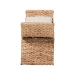 bali & pari Agave Woven Seagrass Bench with Removable Cushion - Agave-Natural Waterhyacinth-Cushion-Bench