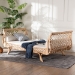 bali & pari Philana Natural Rattan Daybed with Cushions - DC1913-Natural-Boxed-Daybed