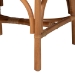 bali & pari Cedric Natural Rattan 2-Piece Dining Chair Set with Cushioned Seat - Cedric-Light Honey Rattan-Cushion-DC