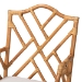 bali & pari Cedric Natural Rattan 2-Piece Dining Armchair Set with Cushioned Seat - Cedric-Light Honey Rattan-Cushion-Arm-DC