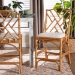 bali & pari Cedric Natural Rattan Counter Stool with Cushioned Seat - Cedric-Light Honey Rattan-Cushion-CS