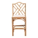 bali & pari Cedric Natural Rattan Bar Stool with Cushioned Seat - Cedric-Light Honey Rattan-Cushion-BS