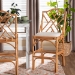 bali & pari Cedric Natural Rattan Bar Stool with Cushioned Seat - Cedric-Light Honey Rattan-Cushion-BS