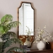 Baxton Studio Lieven Accent Wall Mirror with Bamboo Inspired Frame - RXW-10798-Gold