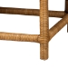 bali & pari Serenay Natural Rattan Dining Bench, 77" - Palm Short-Natural Rattan-Long-Version 2-L Shape Seating