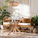 bali & pari Serenay Natural Rattan Dining Bench, 77" - Palm Short-Natural Rattan-Long-Version 2-L Shape Seating